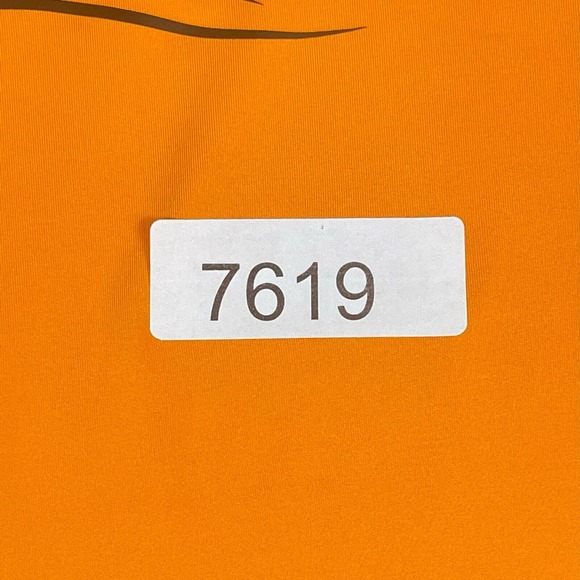 TSLA Mens M‎ Athletic T shirt Stretch UPF50+ Orange Mock Neck NWT - Picture 13 of 13